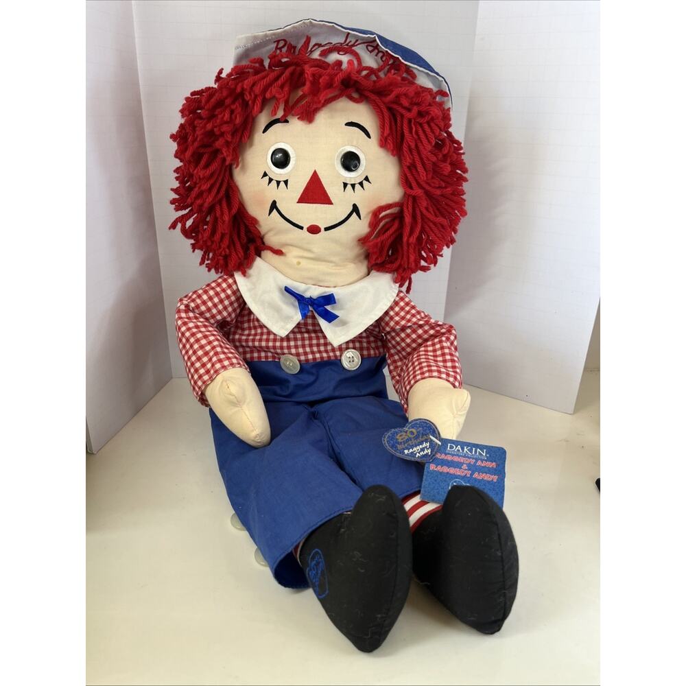NWT Raggedy Andy 80th Anniversary Edition 23" Signature Collection HTF Dakin